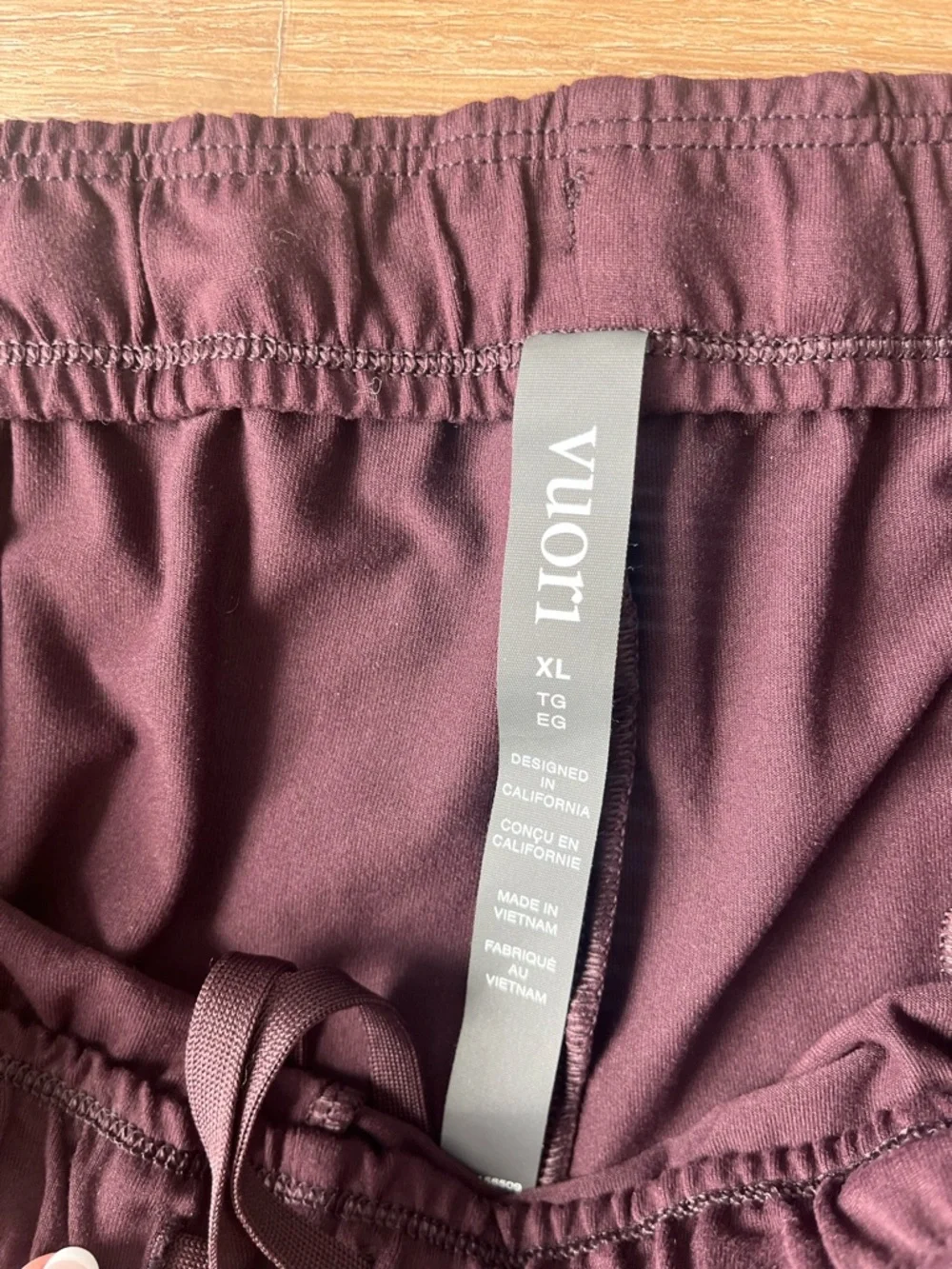 Vuori Halo Modern Sweatpants Plum Raisin DreamKnit Jogger Lounge Athleisure XL